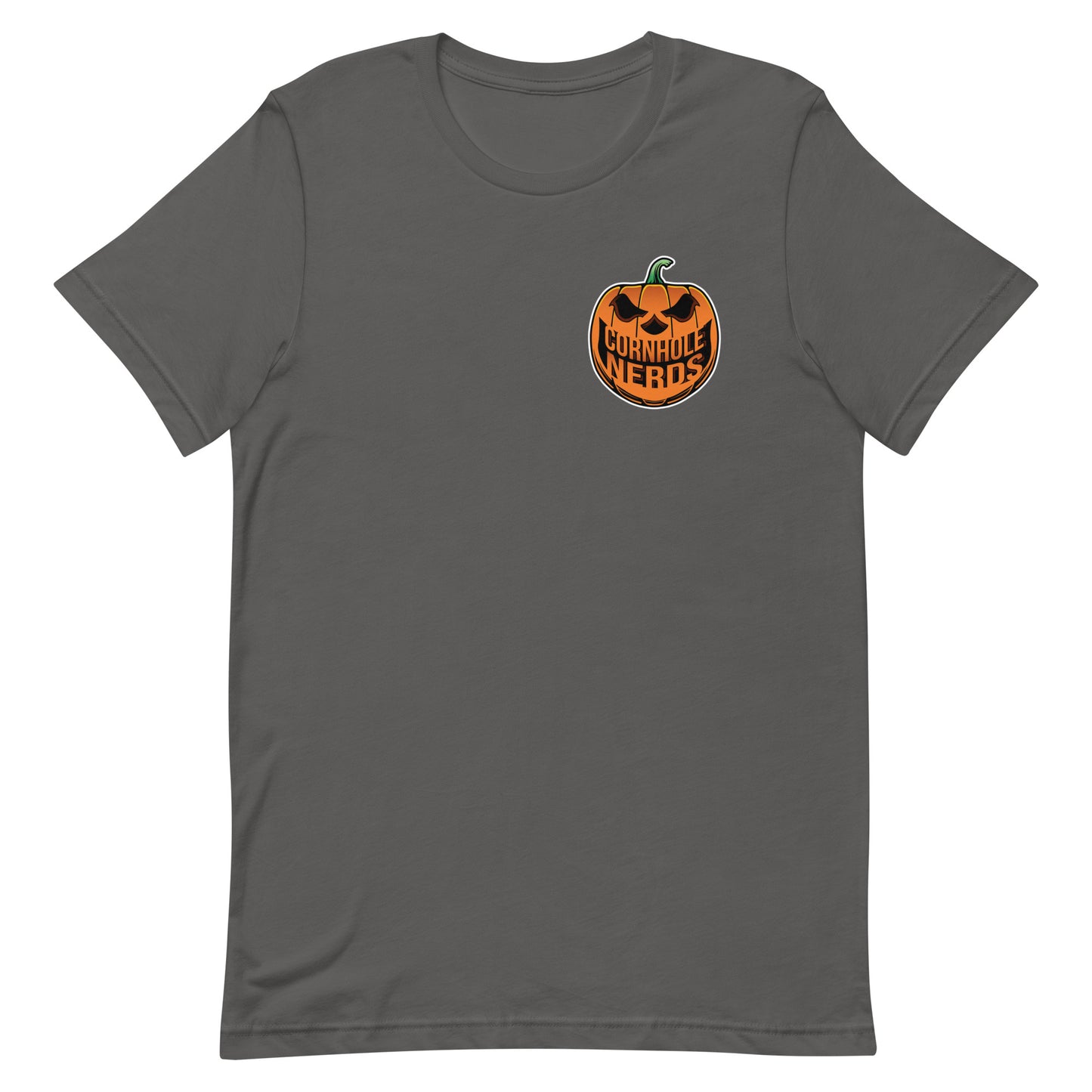 Cornhole Nerds Nerd-o-lantern logo/Bones logo Unisex t-shirt