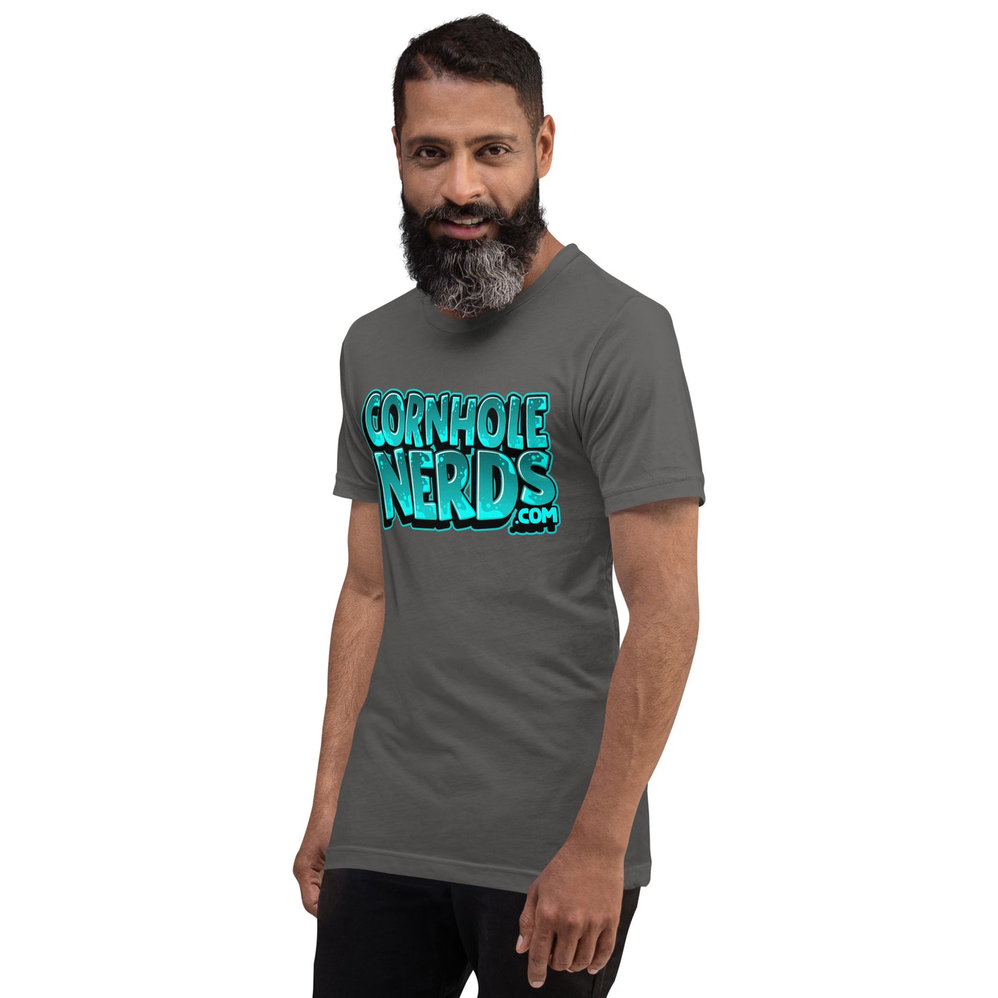 Cornhole Nerds "The Facebook profile pic Logo" Unisex t-shirt