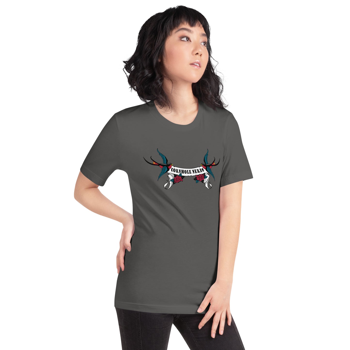 Tattoo Sparrow Nerds Unisex t-shirt