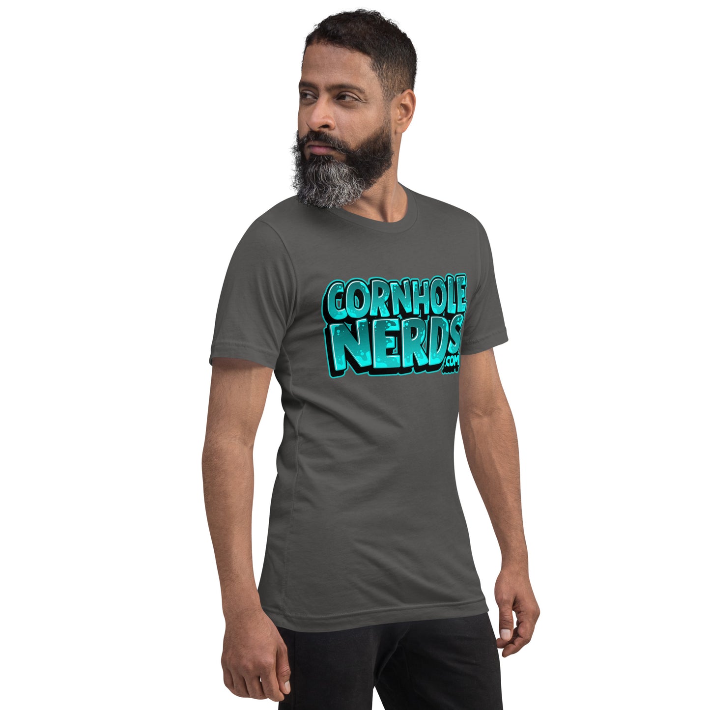 Cornhole Nerds "The Facebook profile pic Logo" Unisex t-shirt