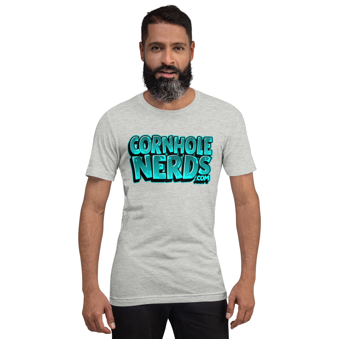 Cornhole Nerds "The Facebook profile pic Logo" Unisex t-shirt