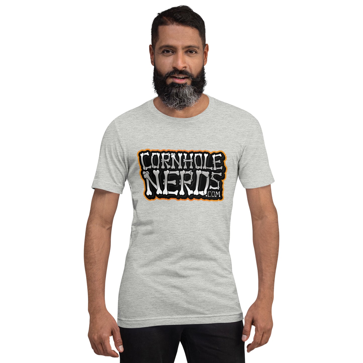 Cornhole Nerds Bones logo Unisex t-shirt