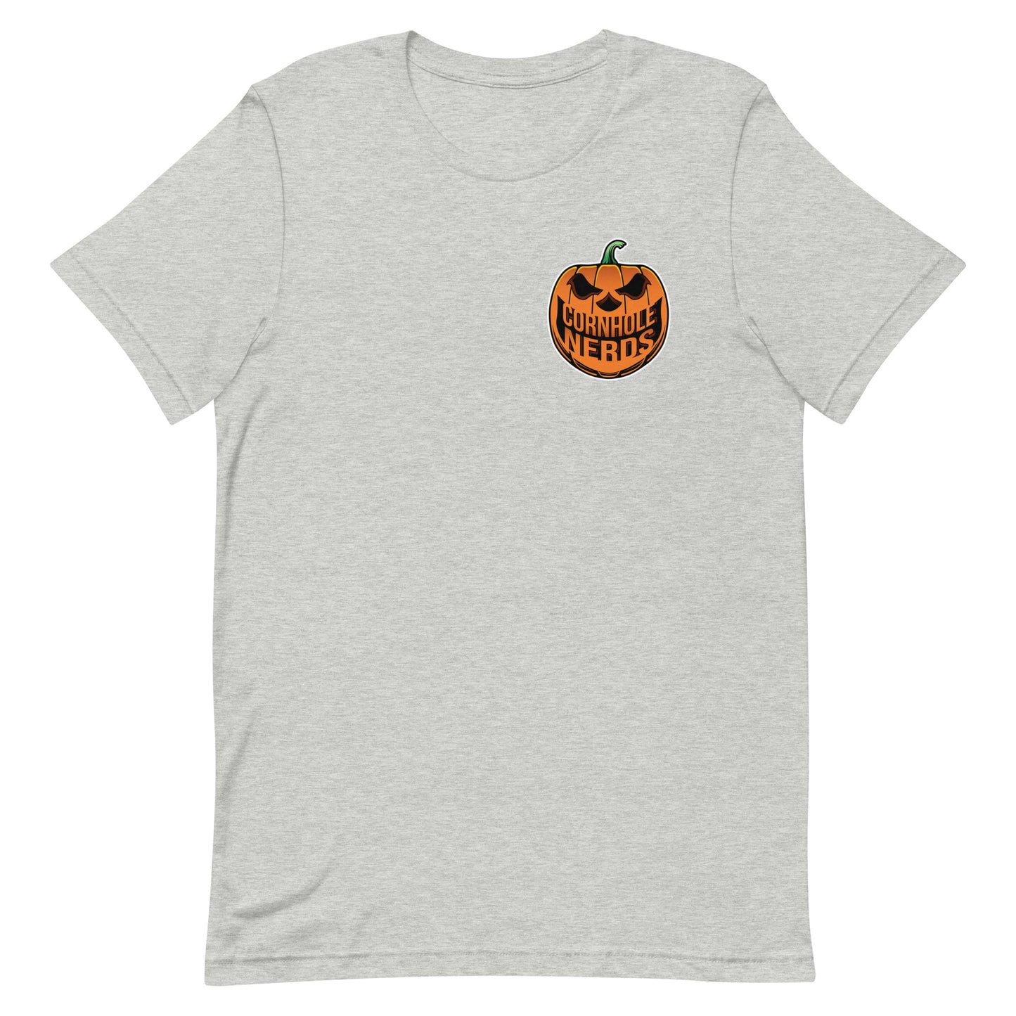 Cornhole Nerds Nerd-o-lantern logo/Bones logo Unisex t-shirt