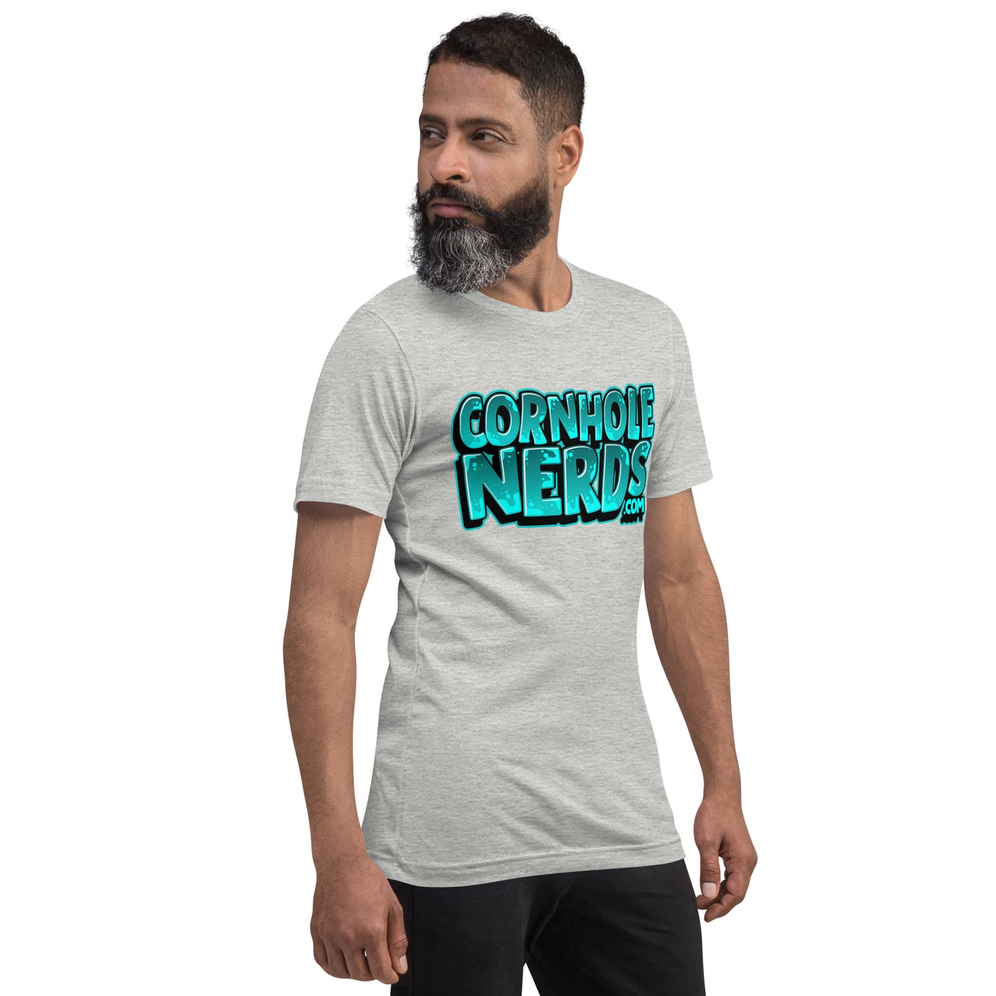 Cornhole Nerds "The Facebook profile pic Logo" Unisex t-shirt