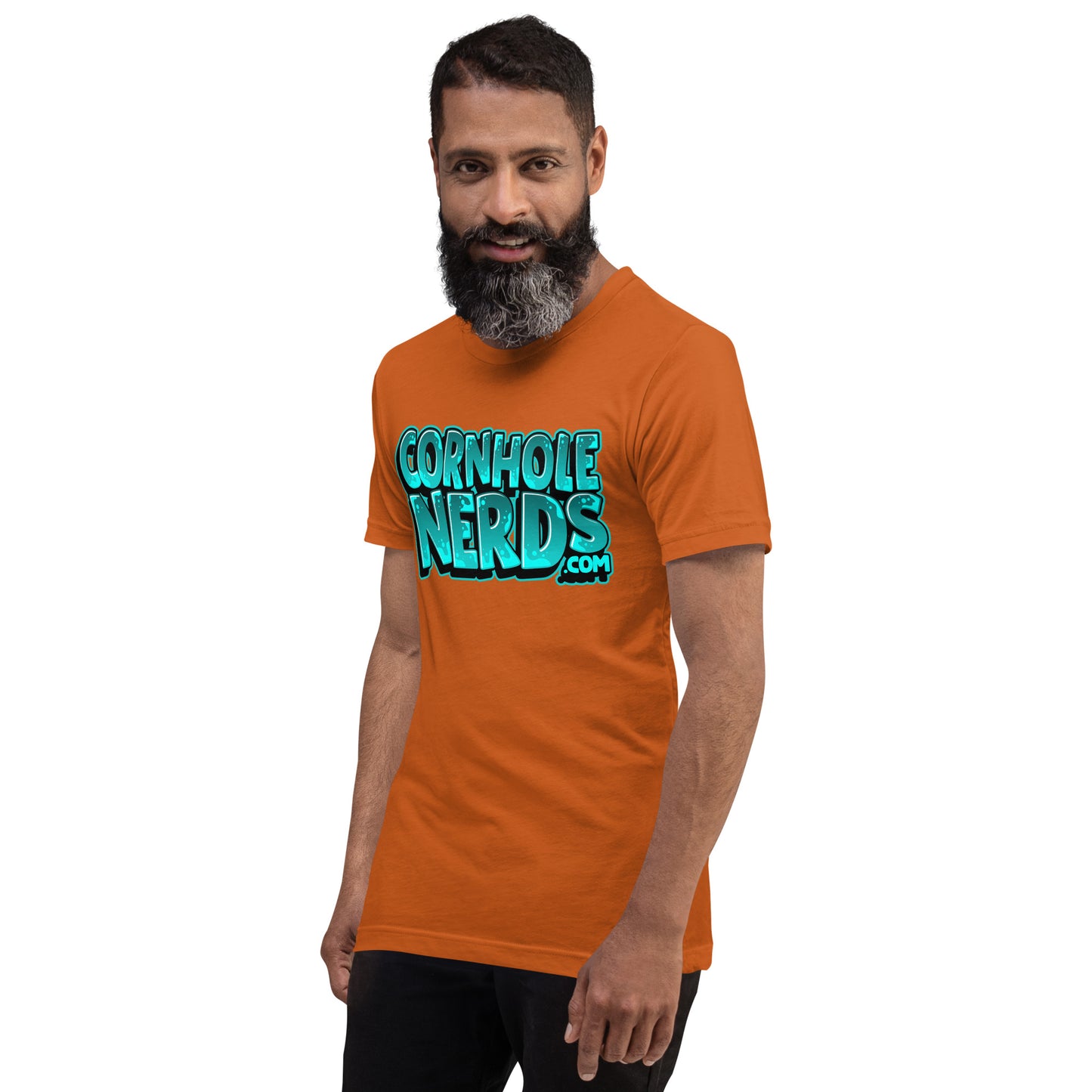 Cornhole Nerds "The Facebook profile pic Logo" Unisex t-shirt