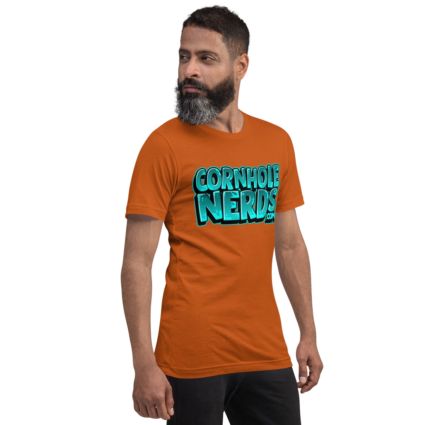 Cornhole Nerds "The Facebook profile pic Logo" Unisex t-shirt