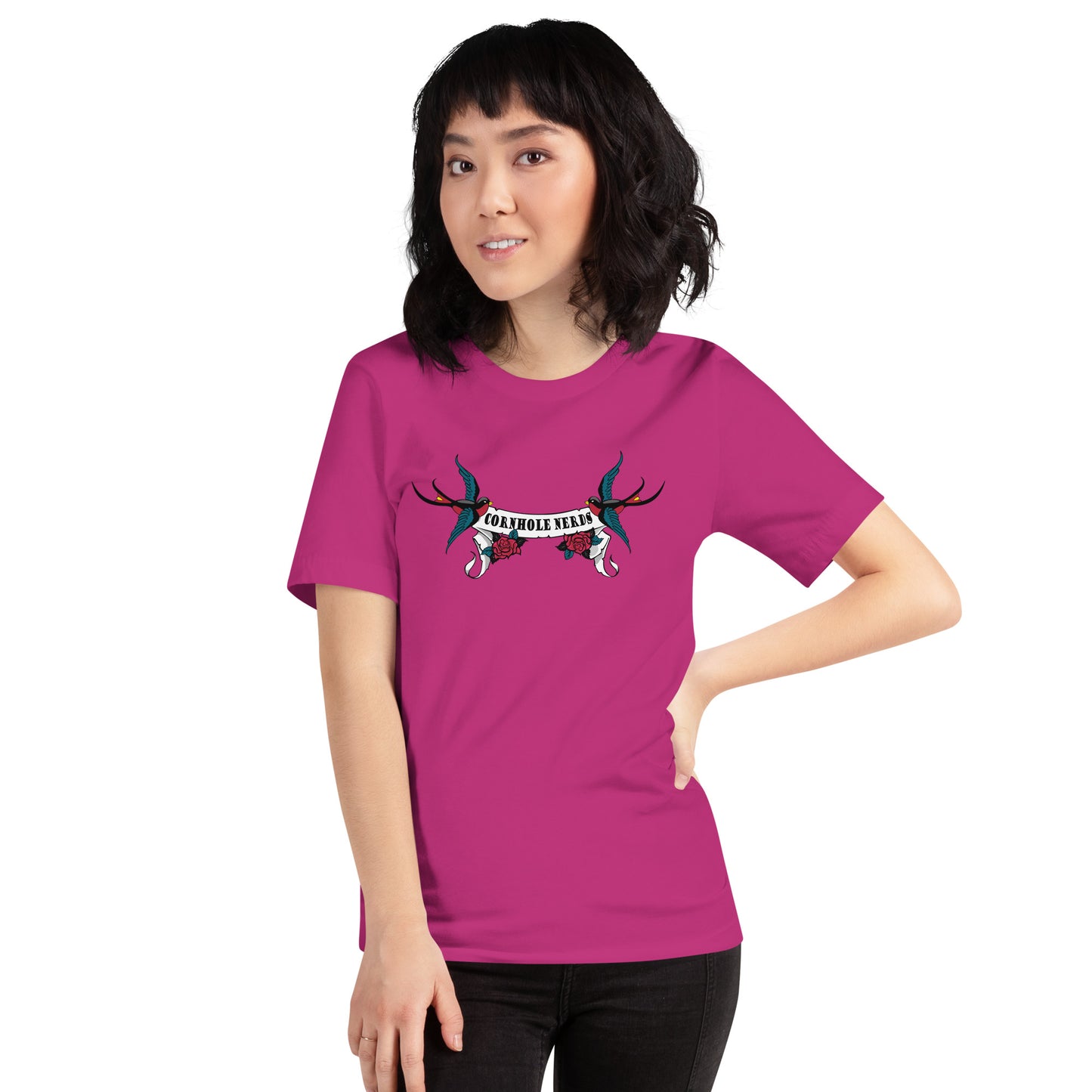Tattoo Sparrow Nerds Unisex t-shirt