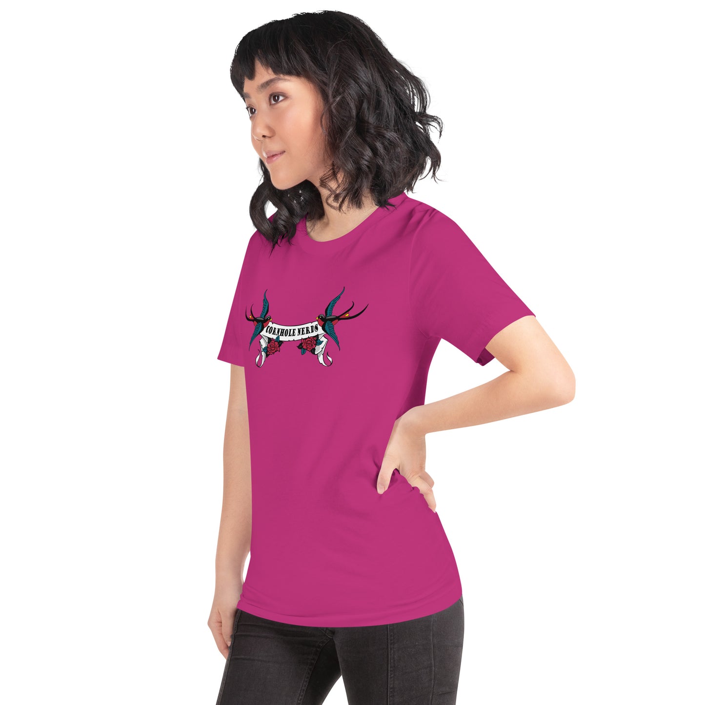 Tattoo Sparrow Nerds Unisex t-shirt