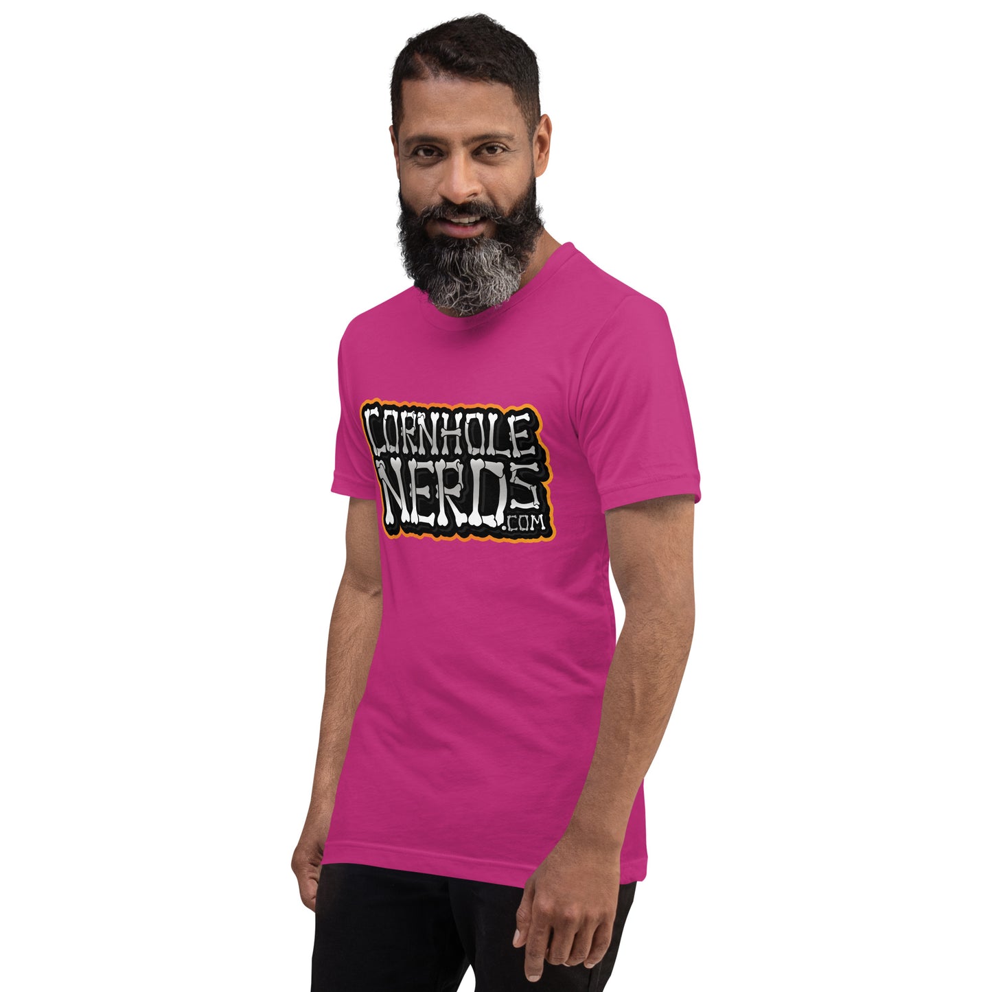 Cornhole Nerds Bones logo Unisex t-shirt