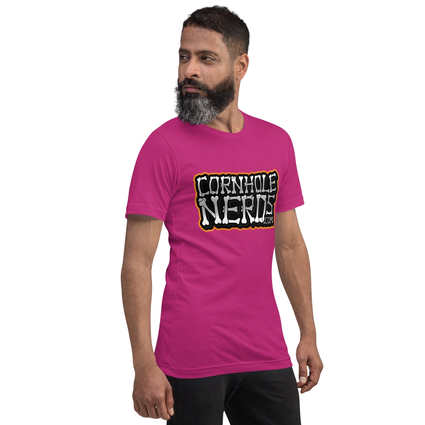 Cornhole Nerds Bones logo Unisex t-shirt