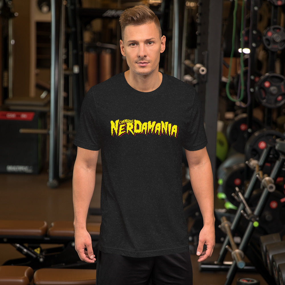 Cornhole Nerdamania Unisex t-shirt