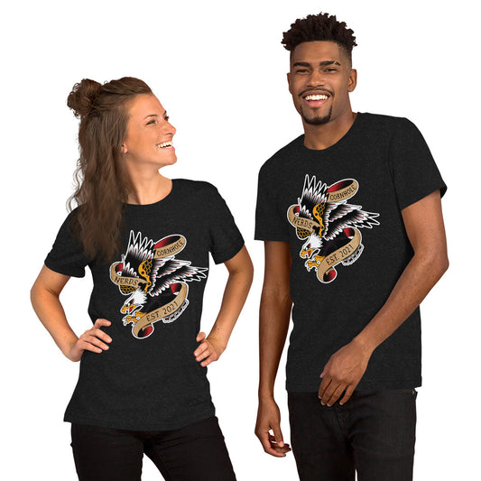 Cornhole Nerds Eagle est. 2021 Unisex t-shirt