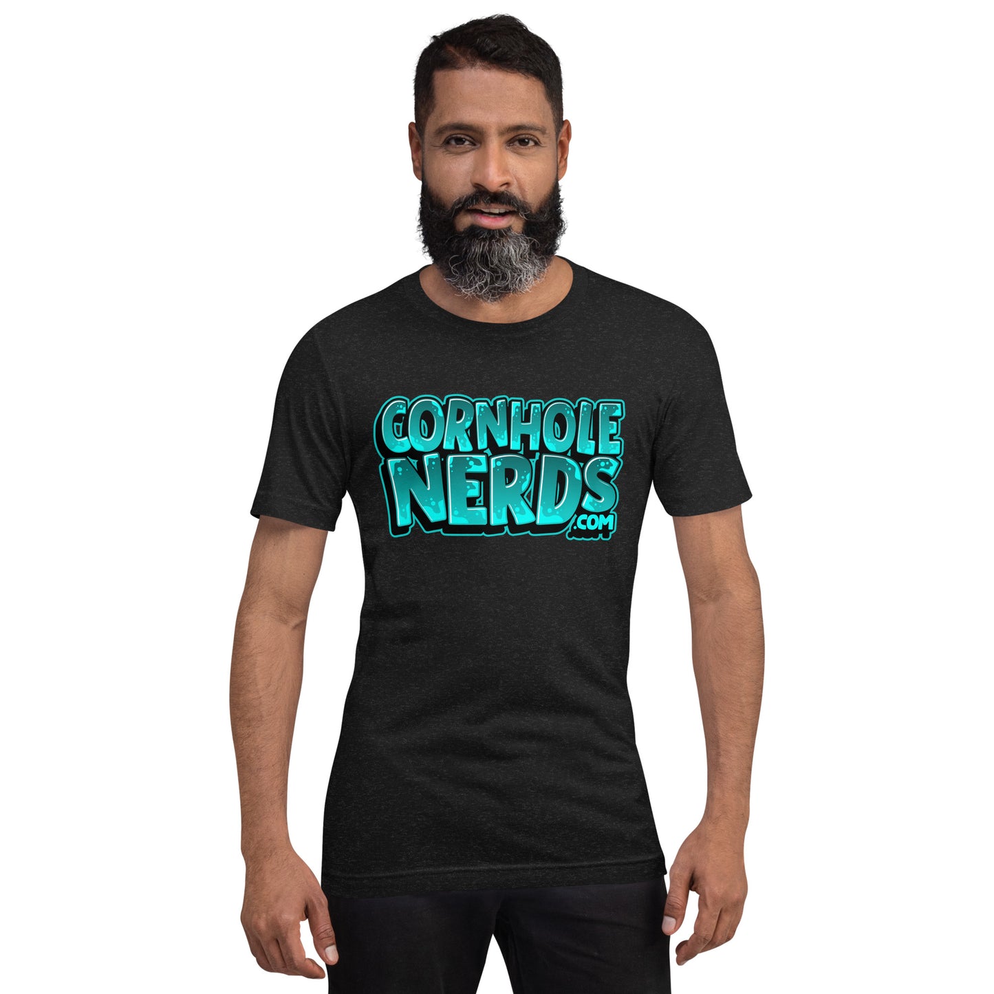 Cornhole Nerds "The Facebook profile pic Logo" Unisex t-shirt