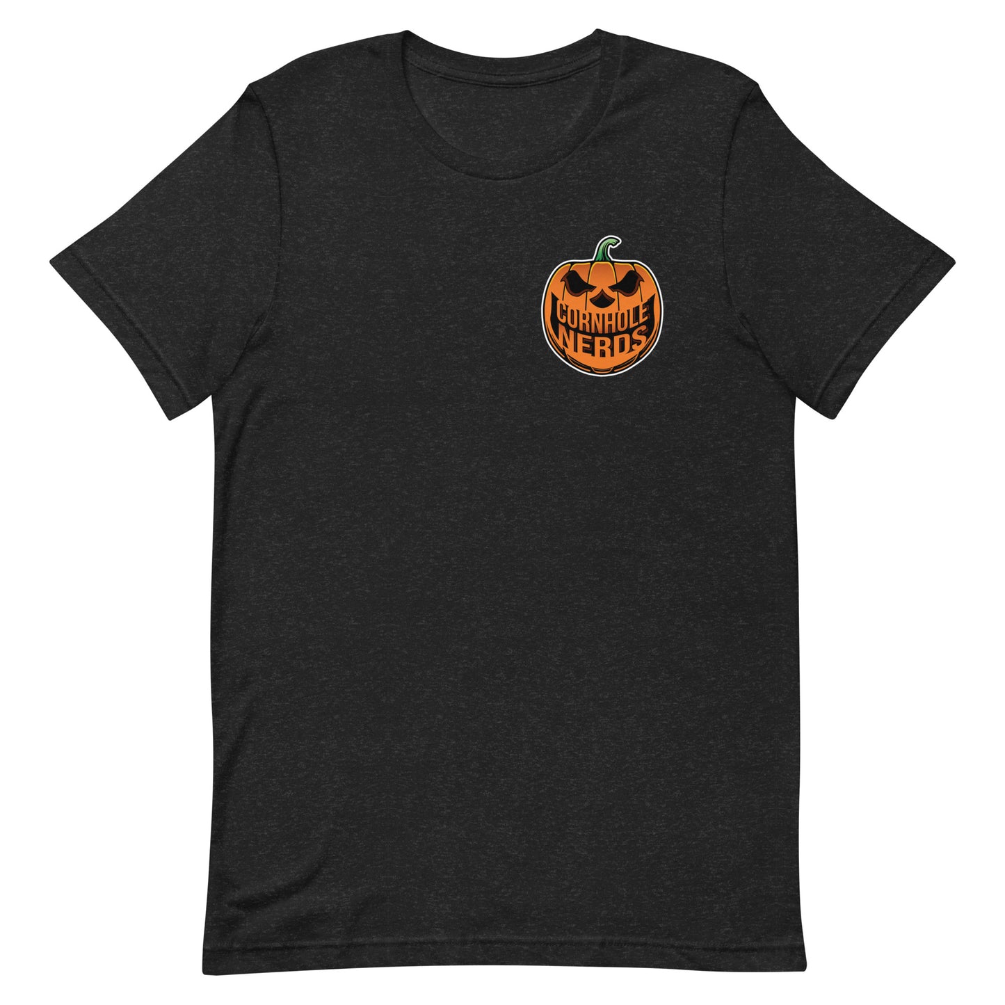 Cornhole Nerds Nerd-o-lantern logo/Bones logo Unisex t-shirt
