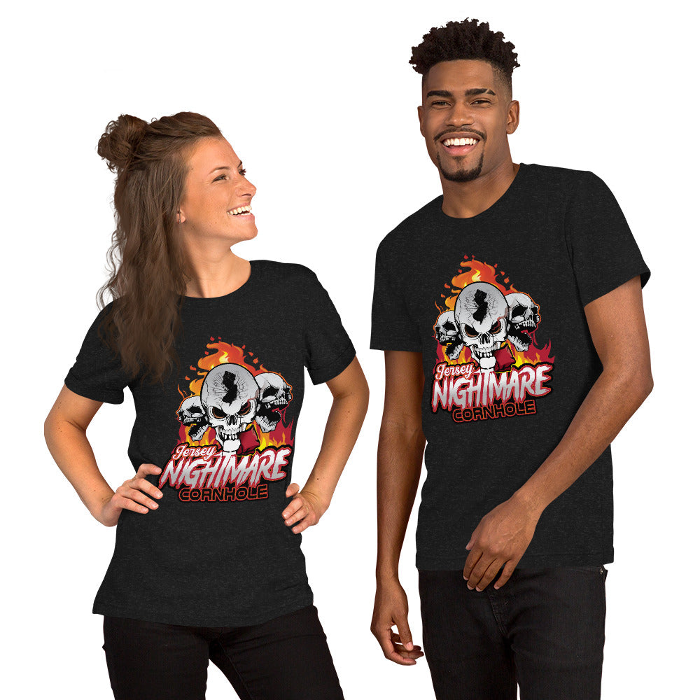 Jersey Nightmare Cornhole Unisex t-shirt