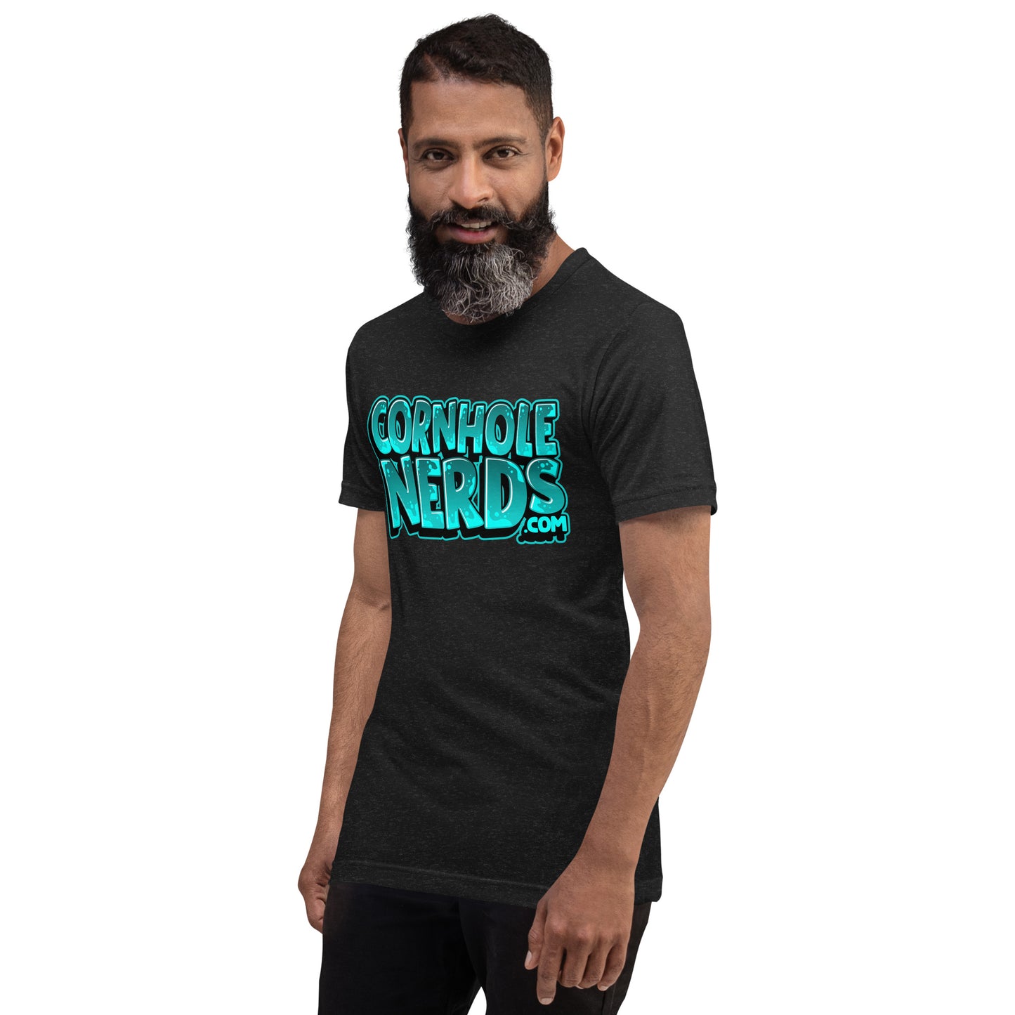 Cornhole Nerds "The Facebook profile pic Logo" Unisex t-shirt