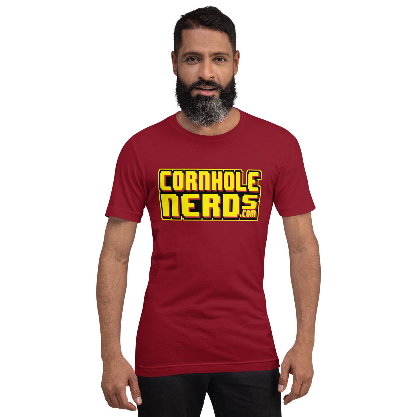 Cornhole Nerds 8-bit Unisex t-shirt
