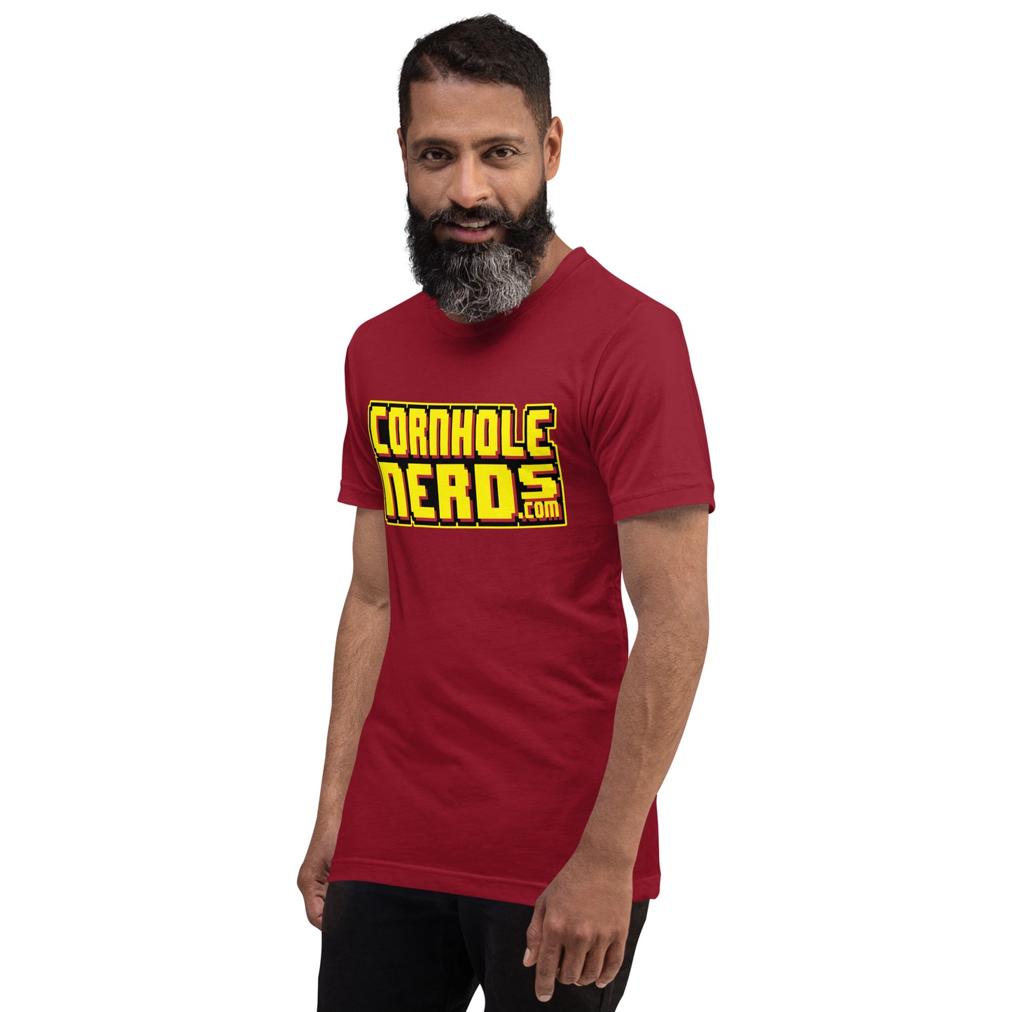 Cornhole Nerds 8-bit Unisex t-shirt