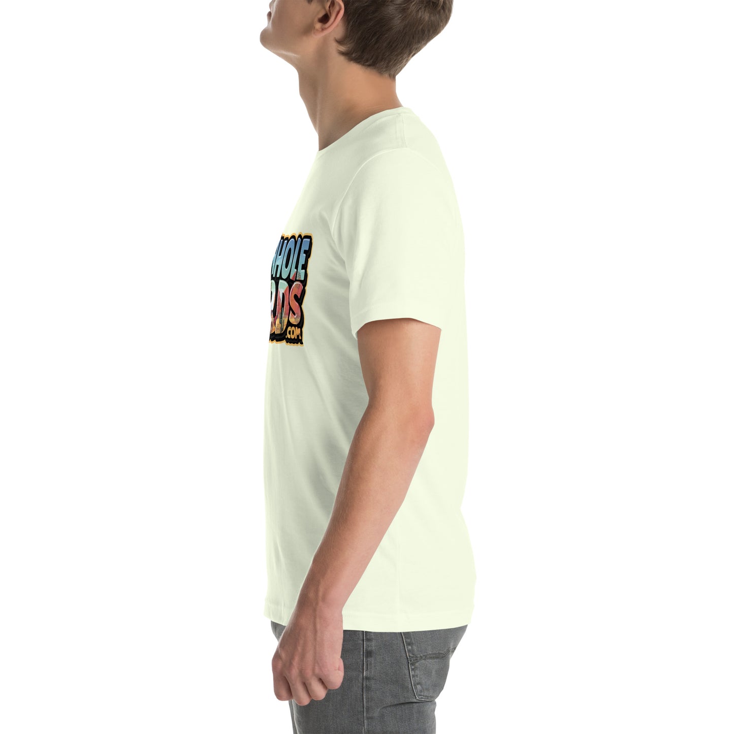 Cornhole Nerds desert skies logo Unisex t-shirt