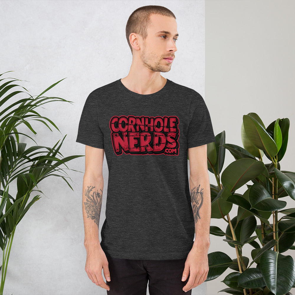 Red/Black Barbed wire Nerds Unisex t-shirt