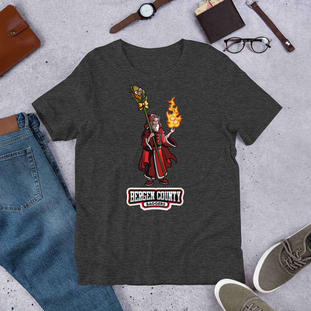 BCB Wizard full body with cornstalk staff Unisex t-shirt