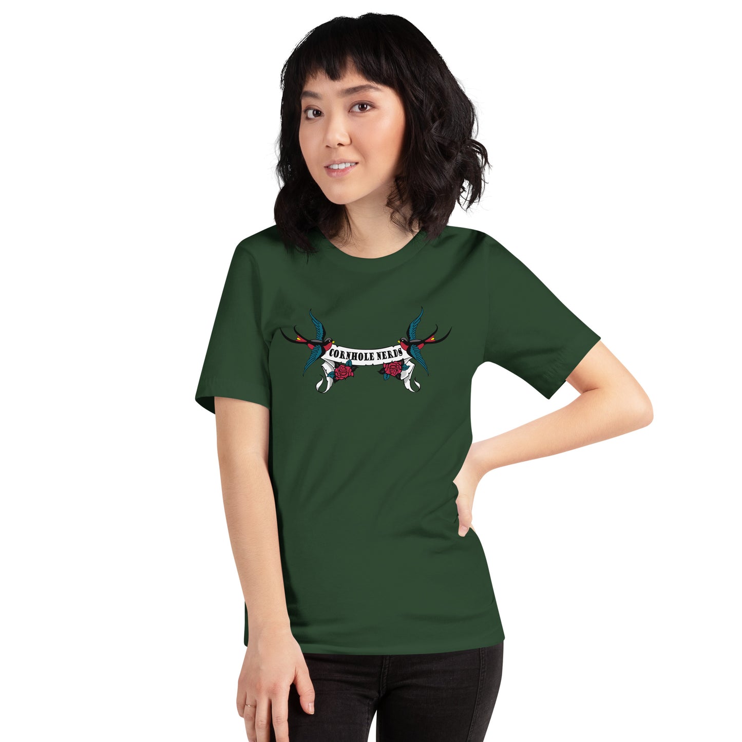 Tattoo Sparrow Nerds Unisex t-shirt