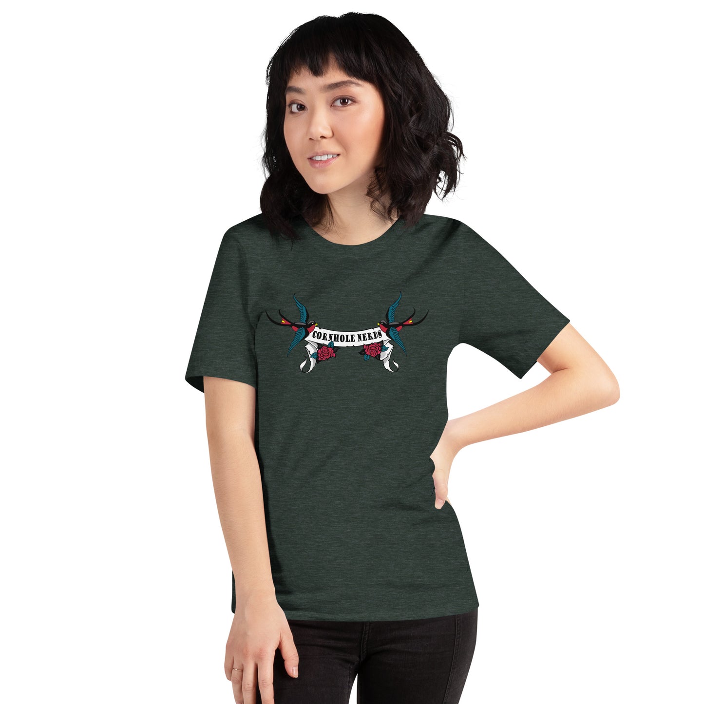 Tattoo Sparrow Nerds Unisex t-shirt