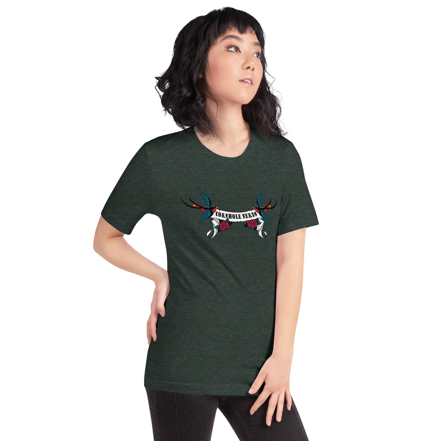 Tattoo Sparrow Nerds Unisex t-shirt
