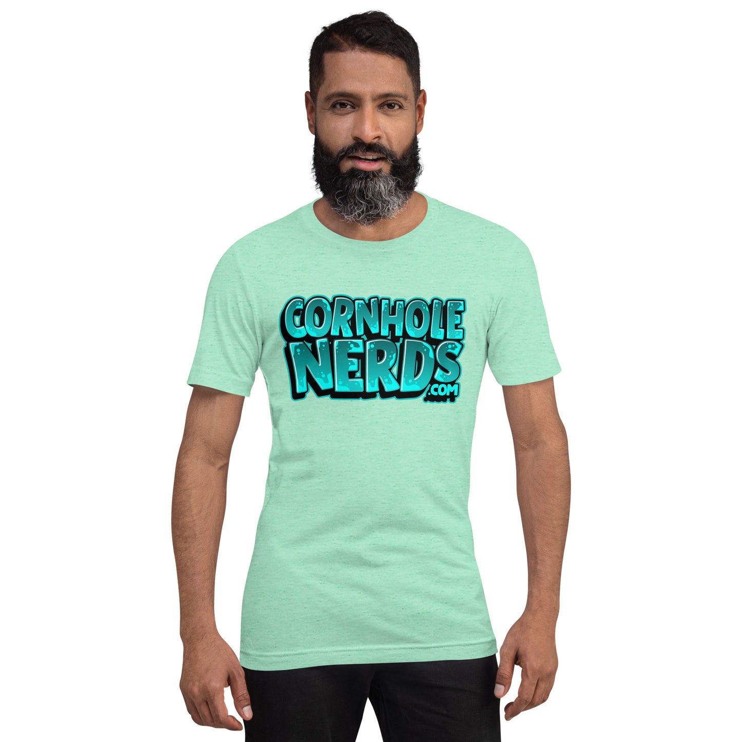 Cornhole Nerds "The Facebook profile pic Logo" Unisex t-shirt