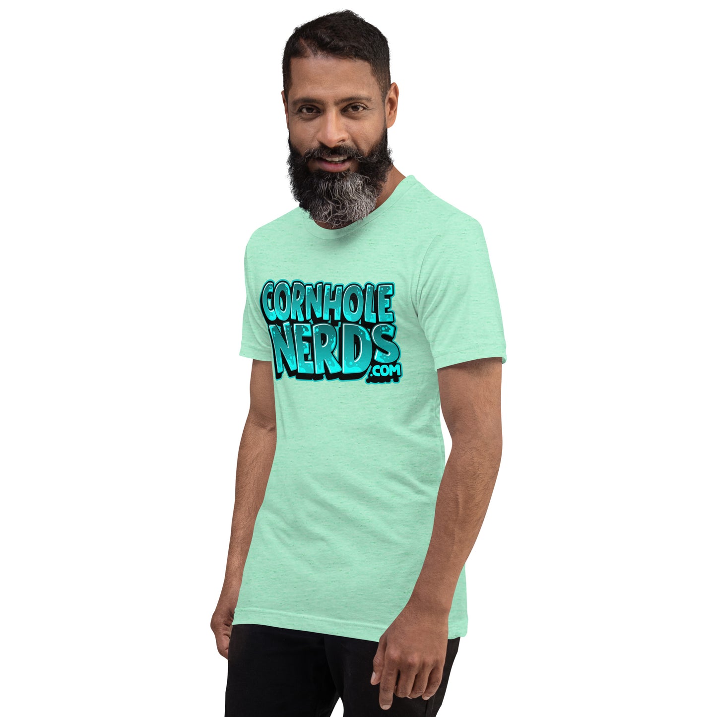 Cornhole Nerds "The Facebook profile pic Logo" Unisex t-shirt