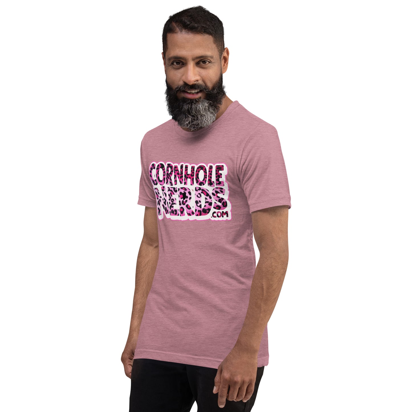 Lola's pink cheetah NerdWear Unisex t-shirt