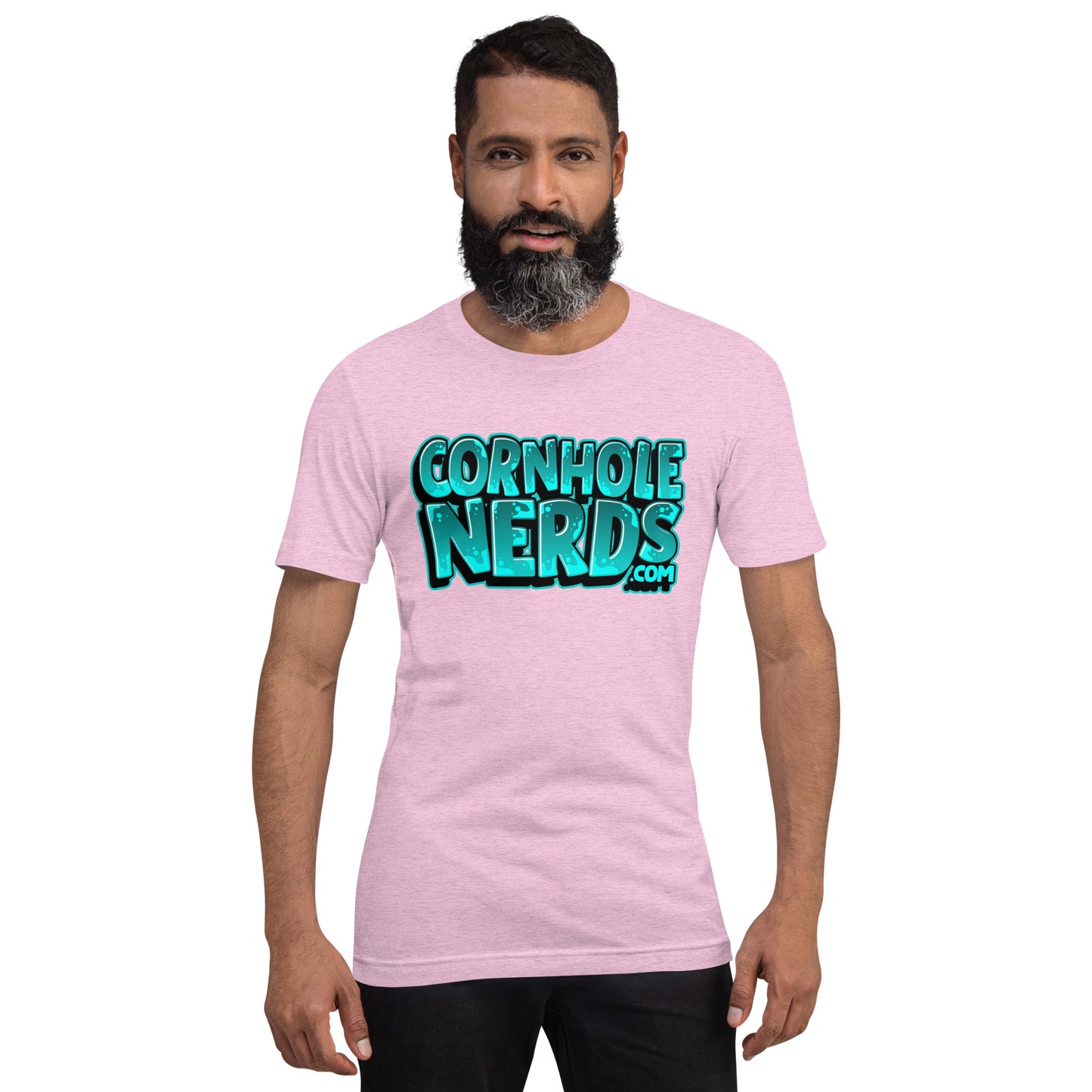 Cornhole Nerds "The Facebook profile pic Logo" Unisex t-shirt
