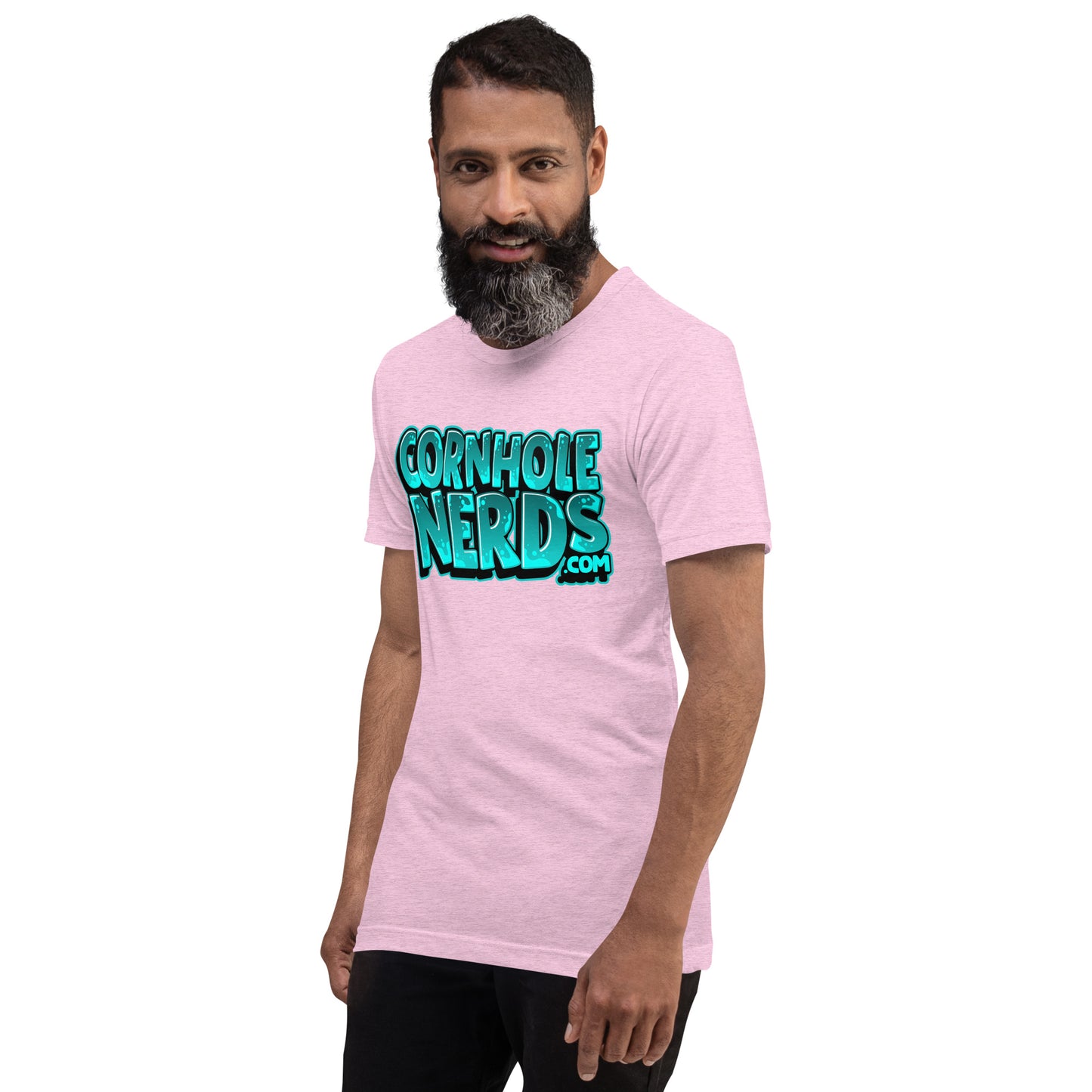Cornhole Nerds "The Facebook profile pic Logo" Unisex t-shirt