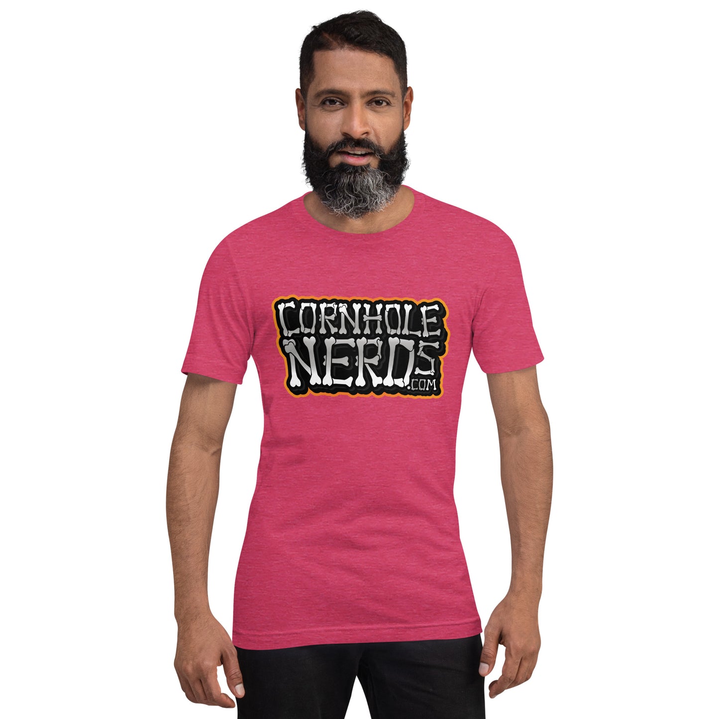 Cornhole Nerds Bones logo Unisex t-shirt