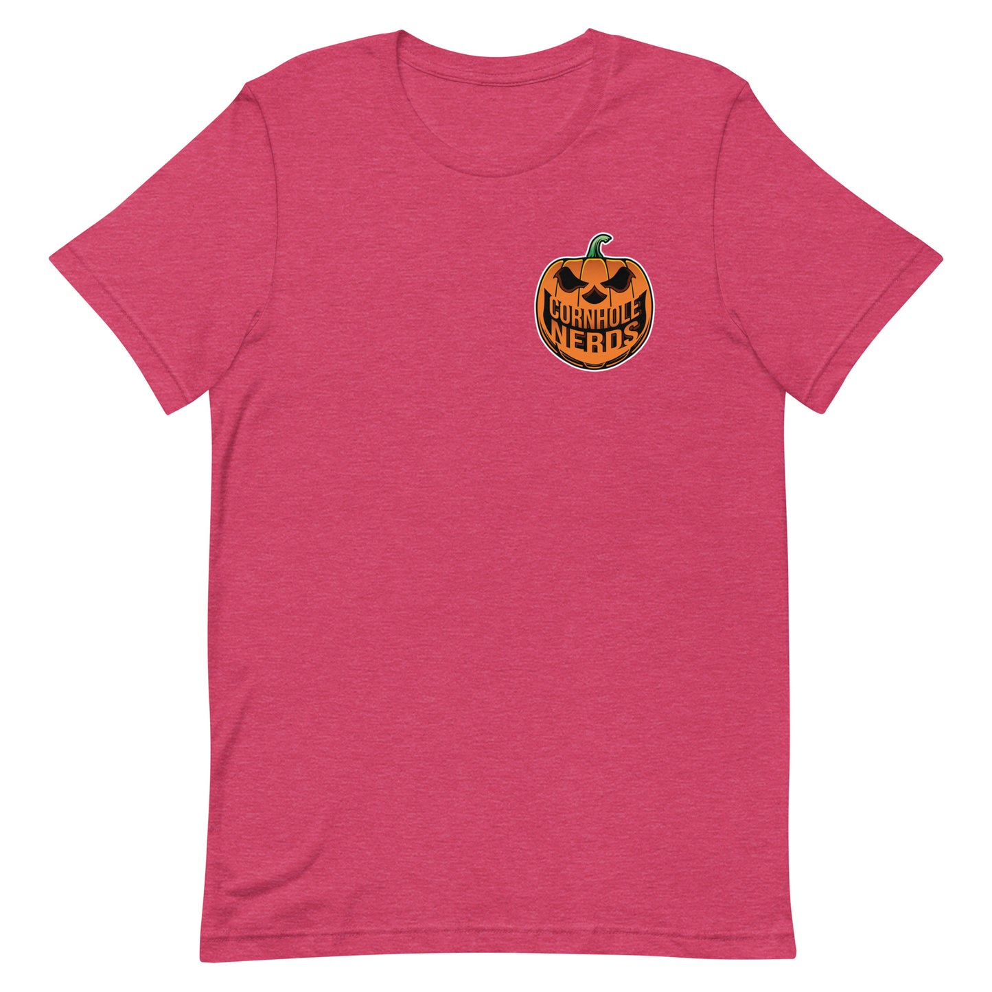 Cornhole Nerds Nerd-o-lantern logo/Bones logo Unisex t-shirt
