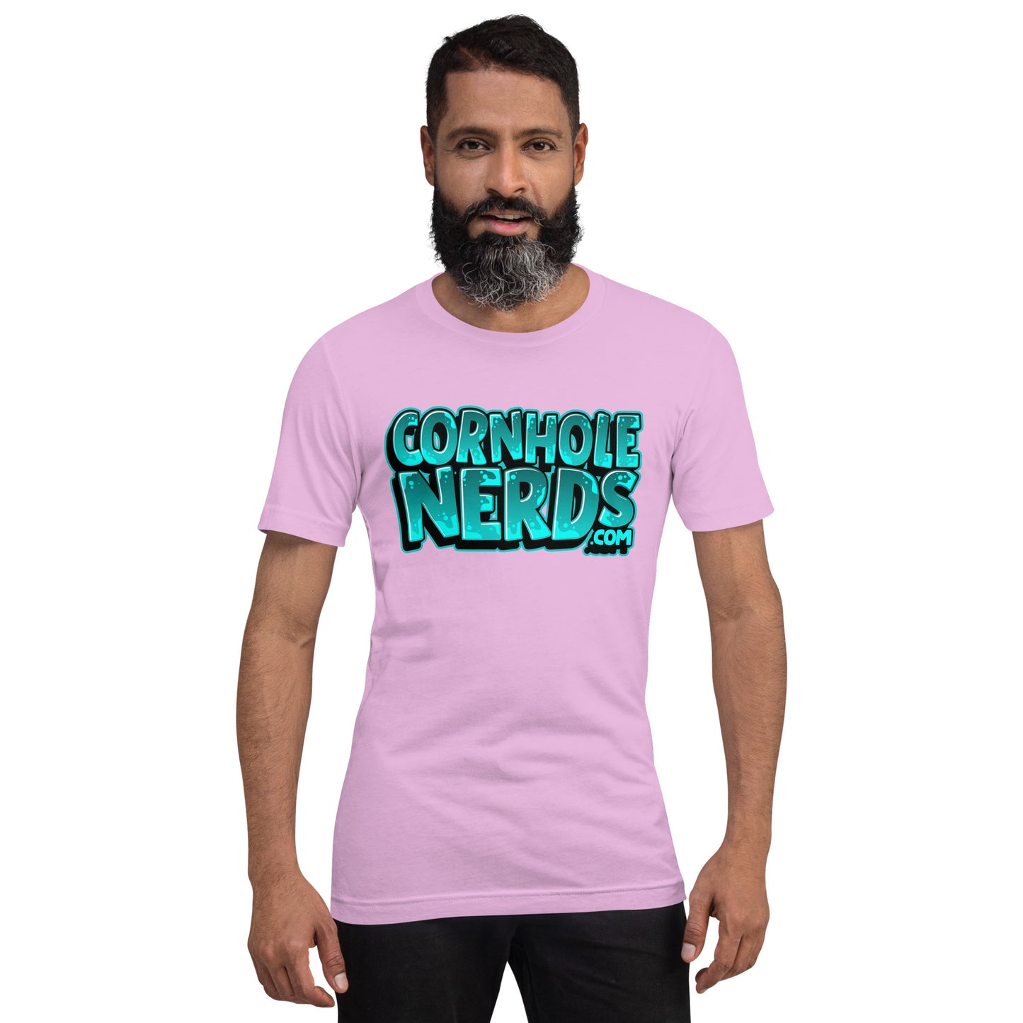 Cornhole Nerds "The Facebook profile pic Logo" Unisex t-shirt