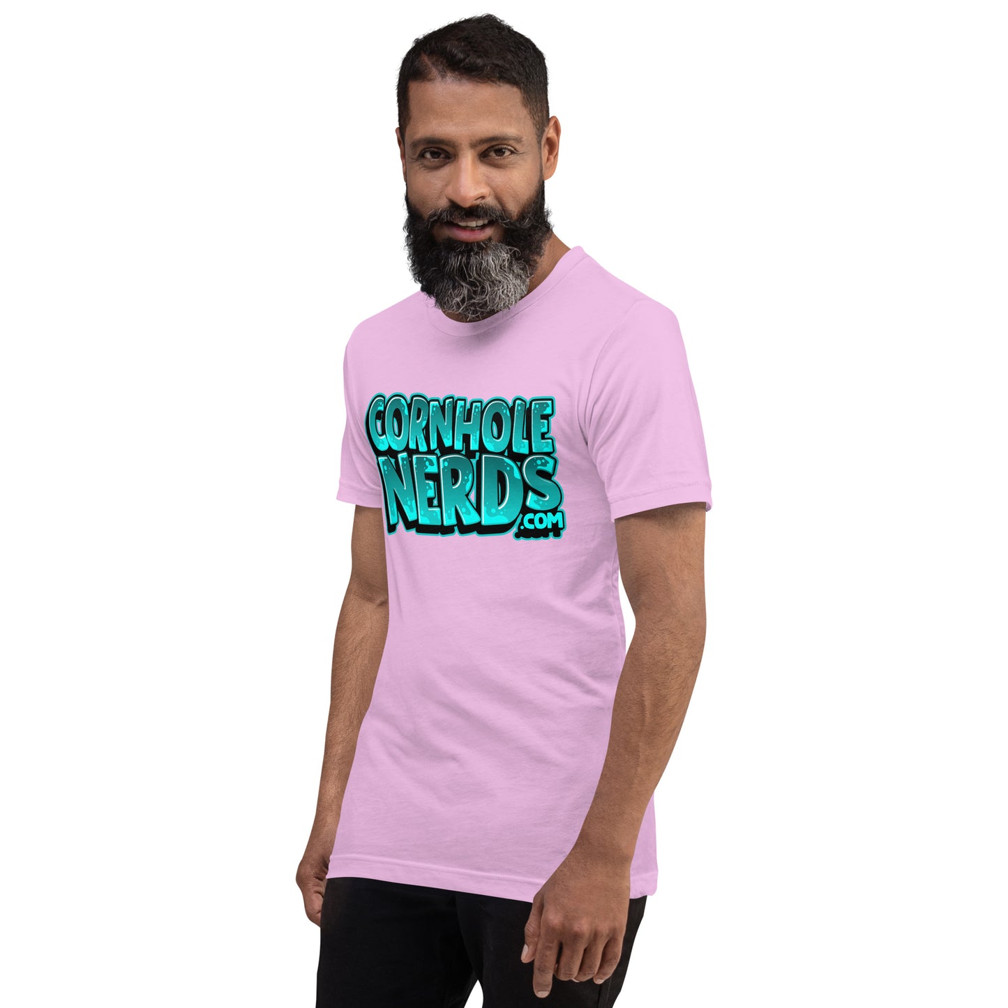 Cornhole Nerds "The Facebook profile pic Logo" Unisex t-shirt