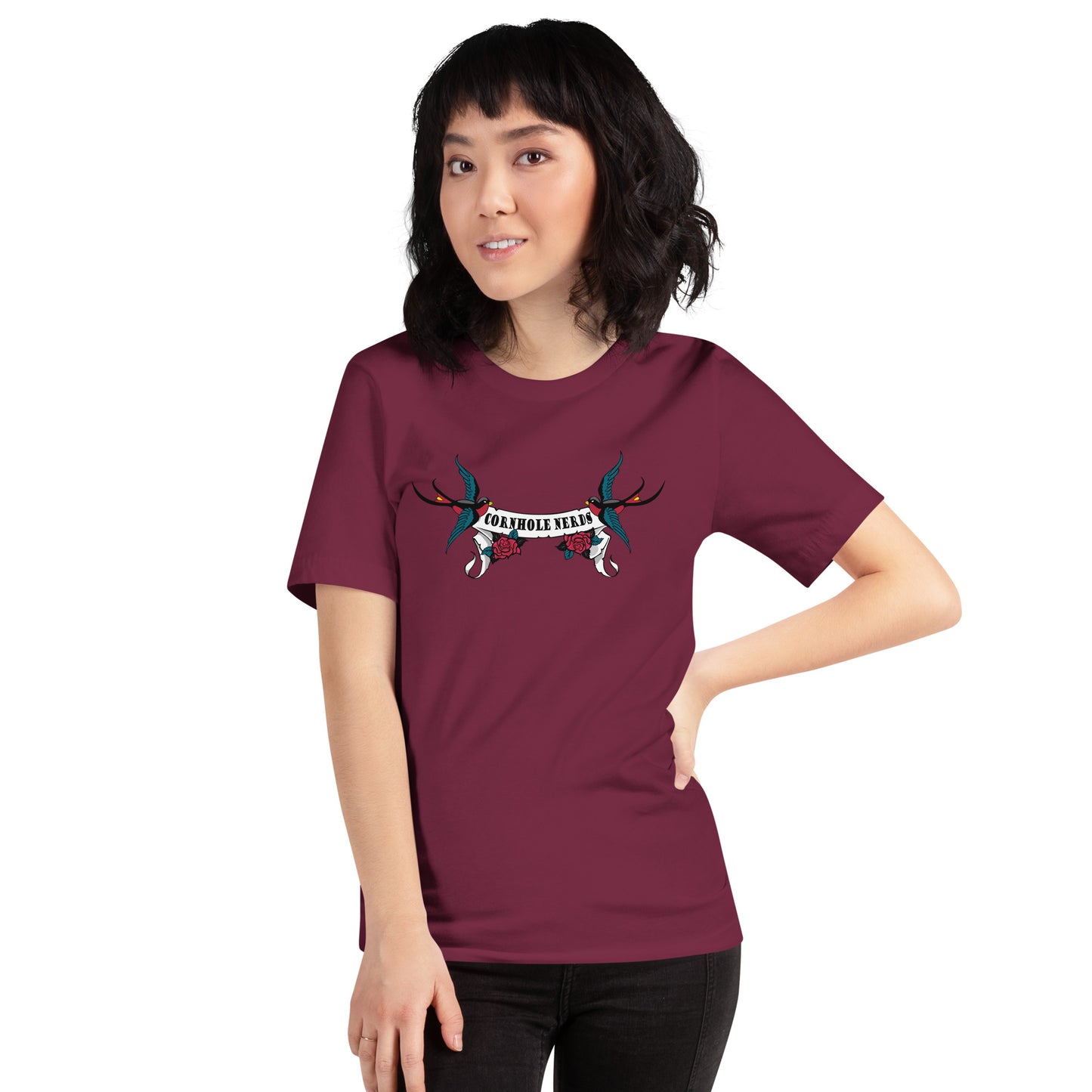 Tattoo Sparrow Nerds Unisex t-shirt