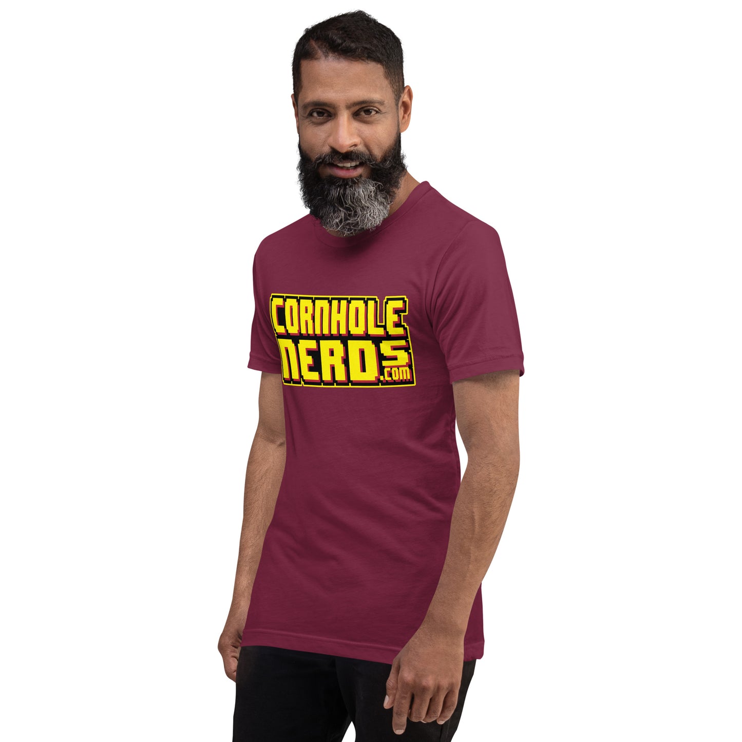 Cornhole Nerds 8-bit Unisex t-shirt