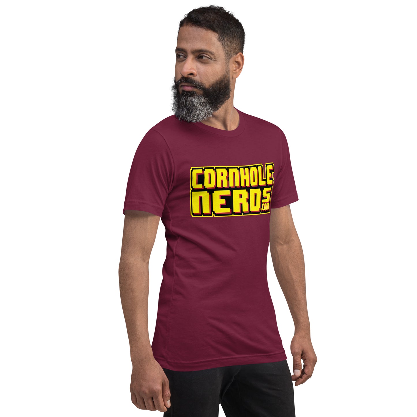 Cornhole Nerds 8-bit Unisex t-shirt