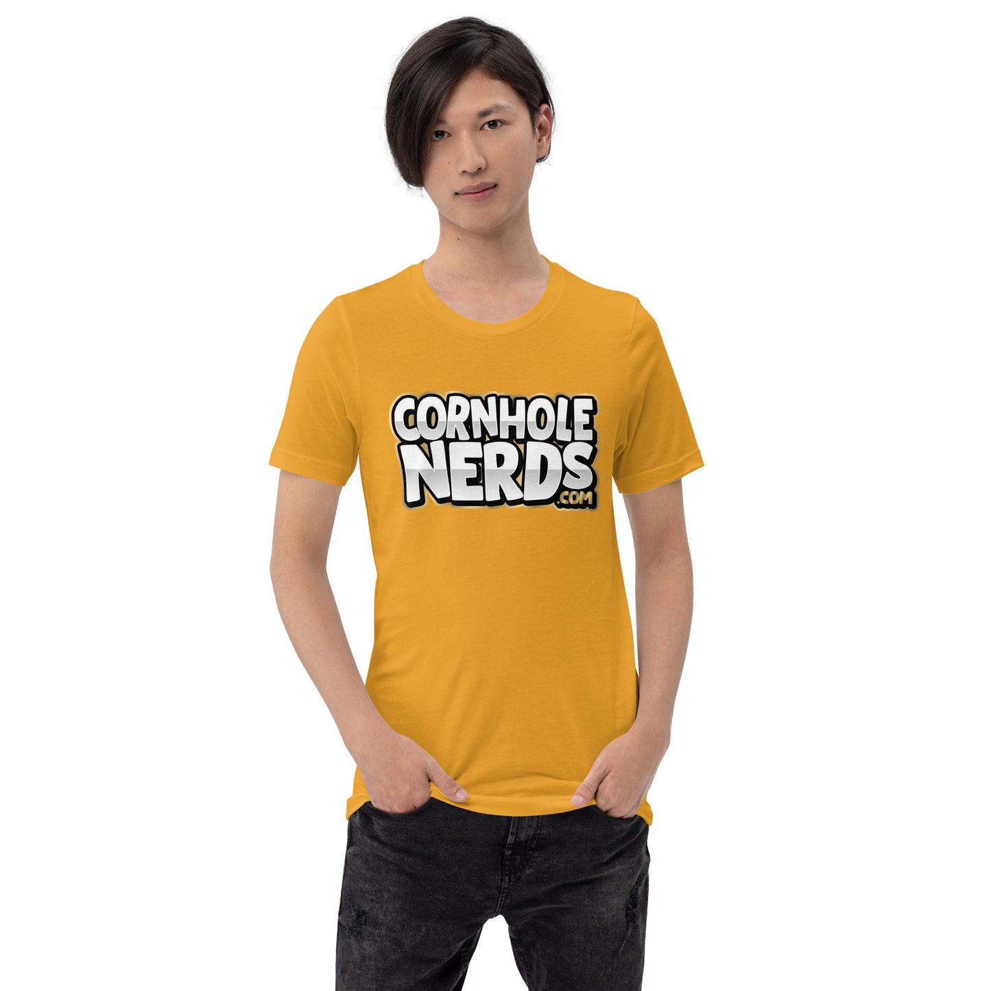 Cornhole Nerds logo Unisex t-shirt