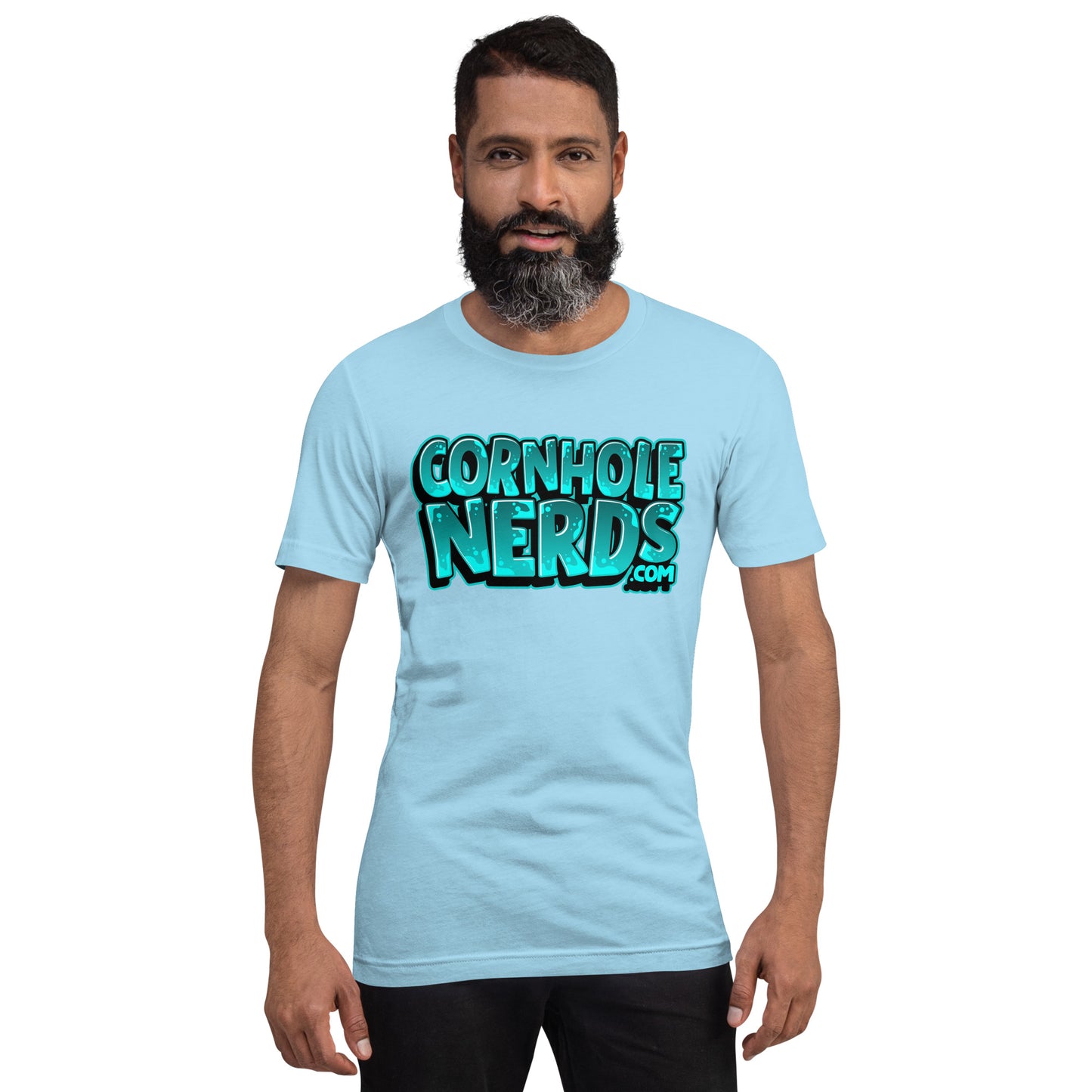 Cornhole Nerds "The Facebook profile pic Logo" Unisex t-shirt