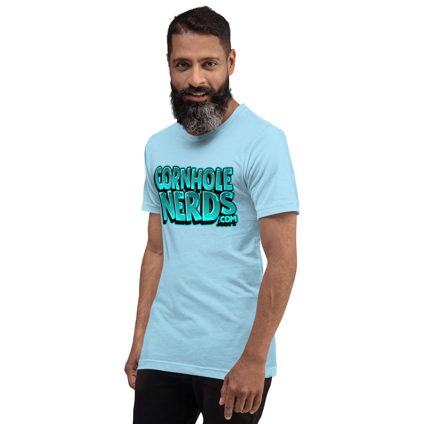 Cornhole Nerds "The Facebook profile pic Logo" Unisex t-shirt