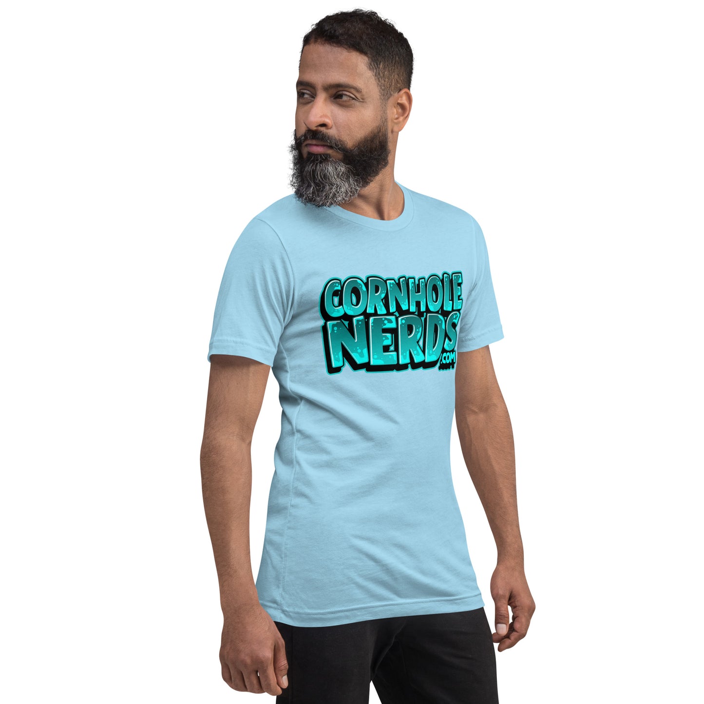 Cornhole Nerds "The Facebook profile pic Logo" Unisex t-shirt