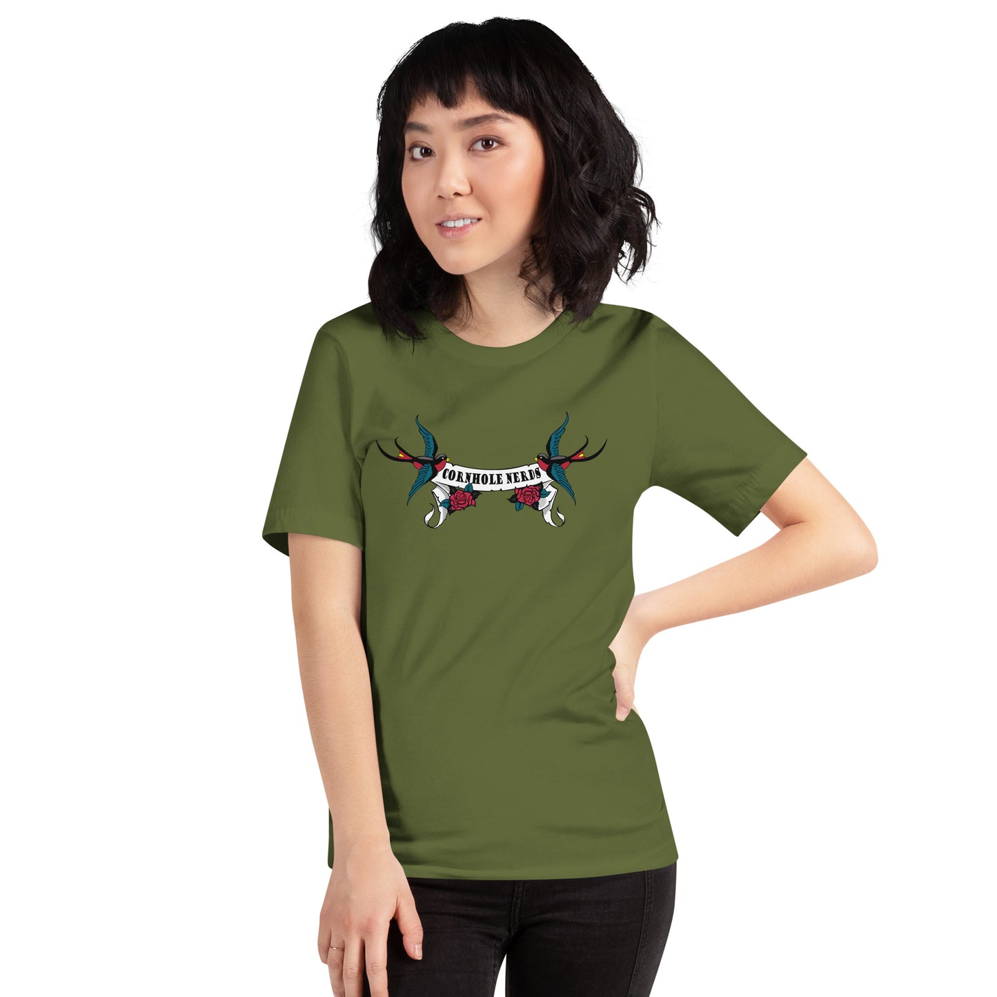 Tattoo Sparrow Nerds Unisex t-shirt