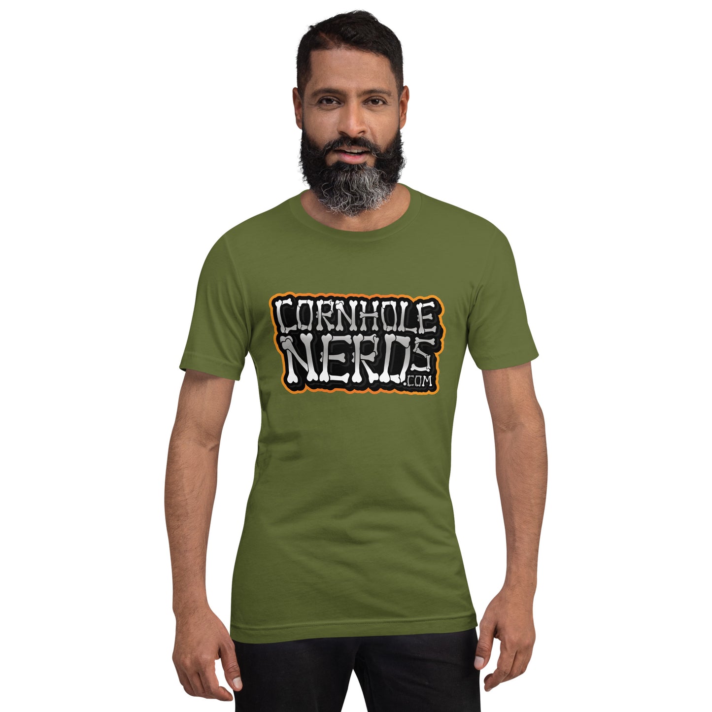 Cornhole Nerds Bones logo Unisex t-shirt