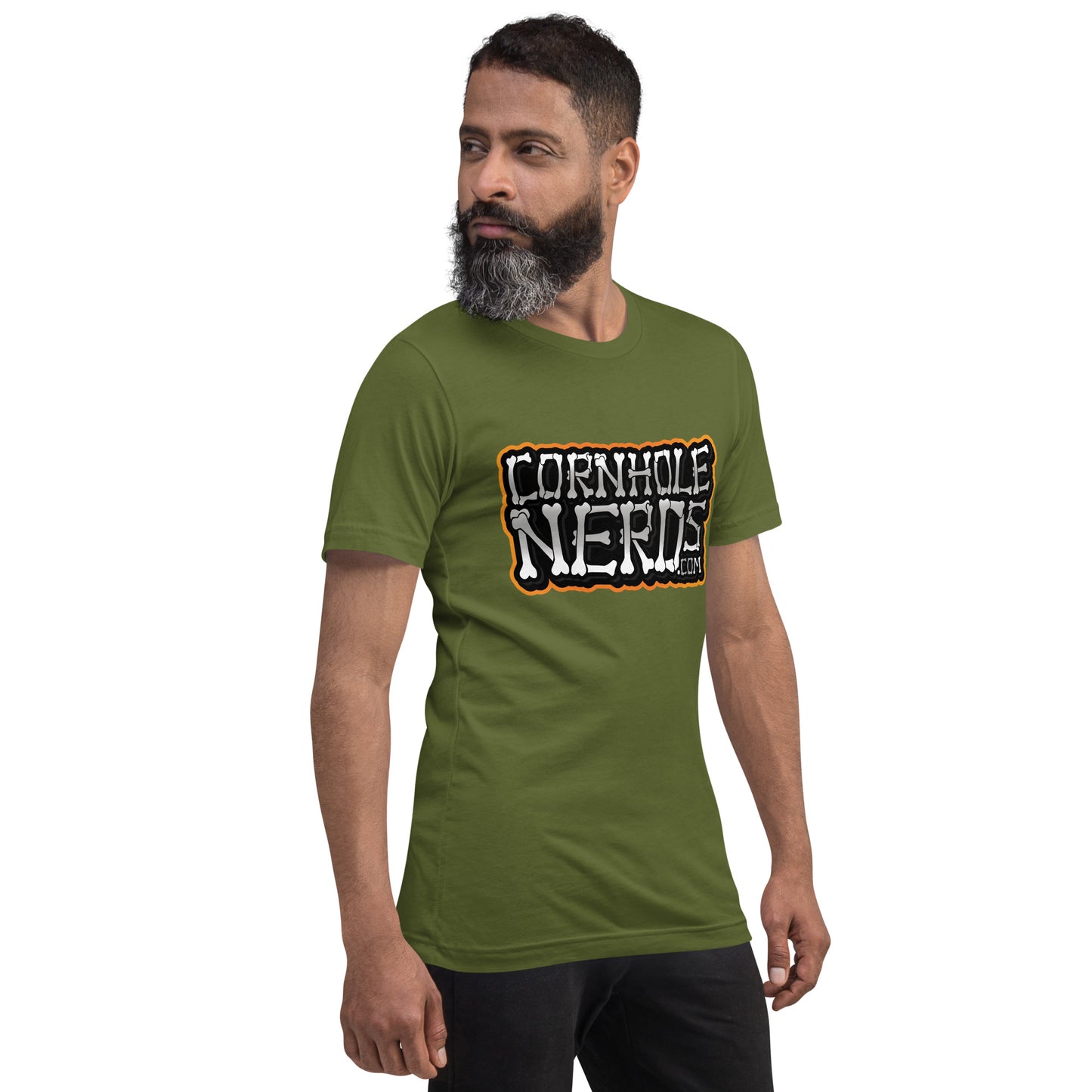 Cornhole Nerds Bones logo Unisex t-shirt