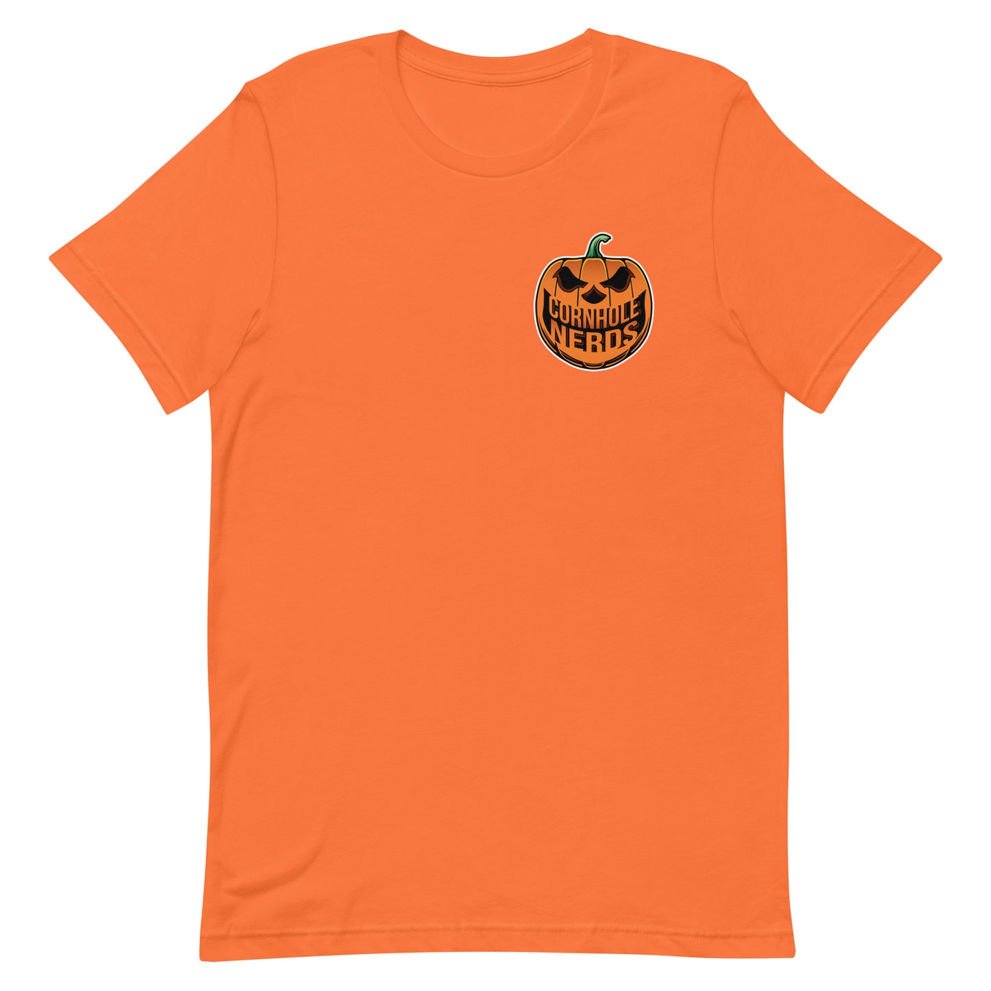 Cornhole Nerds Nerd-o-lantern logo/Bones logo Unisex t-shirt