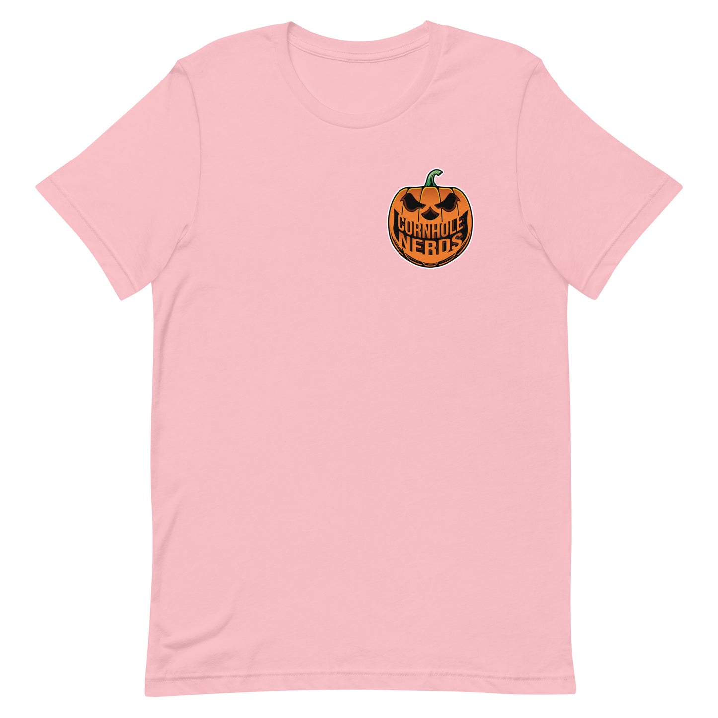 Cornhole Nerds Nerd-o-lantern logo/Bones logo Unisex t-shirt