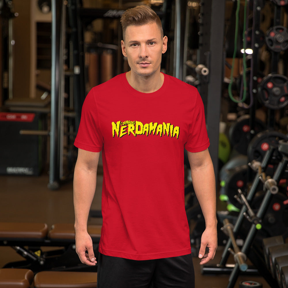 Cornhole Nerdamania Unisex t-shirt